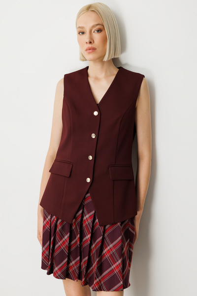 Ekol V-Neck Vest with Cover Pocket