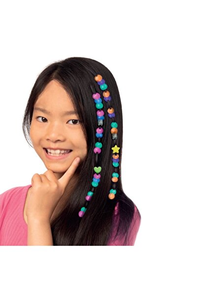 SHOPIENS Hair Styling Tool Set, Love & Hugs, Multicolor, Beads Included, MYONNA IT & E- COMMERCE ®