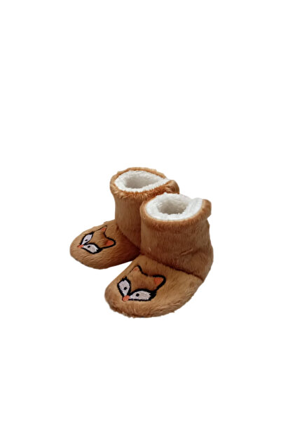 Midimax Peluş Bebek ve Çocuk Panduf Ev Botu – Kışlık Kaymaz Tabanlı Patik