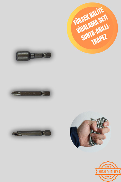 BAKIRCI NALBUR MATKAP VİDALAMA SETİ. SUNTA, AKILLI VE TRAPEZ VİDA İÇİN.