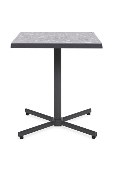 Maison Mex Masa patrata gradina/terasa, MOCHA, L.61,8 l.61,8 H.72 cm, antracit/gri