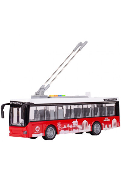 MalPlay Autobuz interactiv cu design realist, usi mobile, 4 butoane functionale cu sunete autentice, lumini