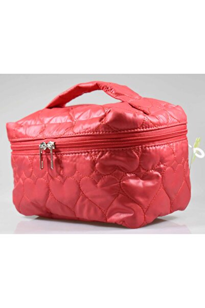 4nio ЧЕРВЕНА СЪРЦЕ КАПИТОНЕ ЧАНТА ЗА ГРИМ