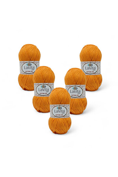 LaVita Yarn Cotton Life Νήμα Πλεξίματος στο χέρι 50% Βαμβάκι 50% Ακρυλικό 500...