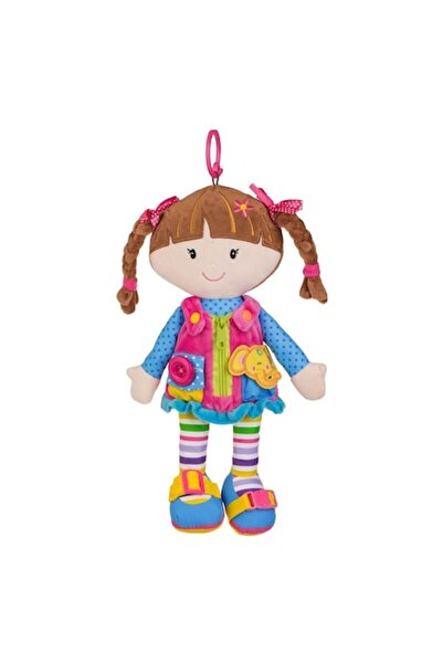 OEM Păpușă textilă educativă fetiță 40 cm