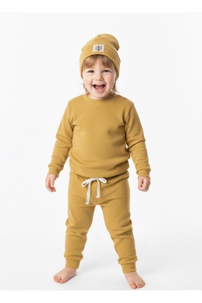 irkkids Hat and Cotton Boys/Girls Set 3-Piece Stylish Comfortable Combination