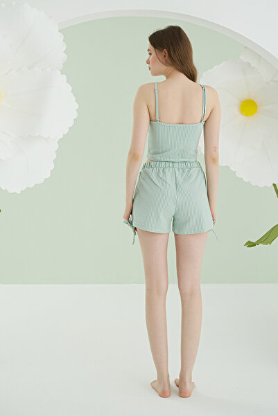 NBB Green Travel Thin Strap Shorts Set