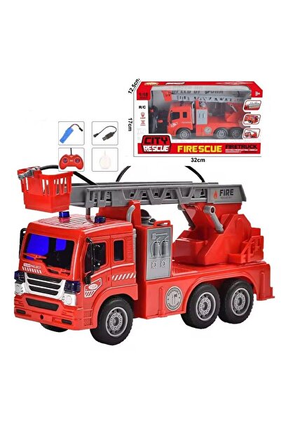 alpmodel 1:18 Su Atan İtfaiye Arabası 5 Fonksiyonlu Uzaktan Kumandalı Sarjlı Oyuncak