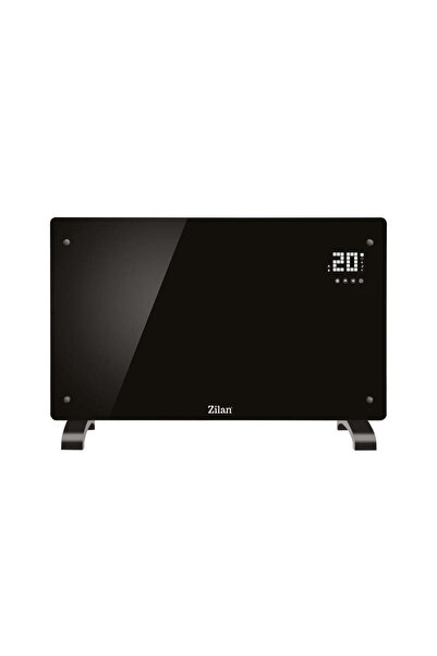 Zilan Glass Heater Panel Radiator - 2000W, Wall or Floor, Touch Display, Remote Control, 2823