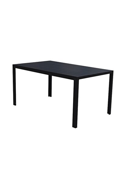 Maison Mex Large Rectangular Garden/Terrace Table, ENCORE, 205x90x74cm, Black