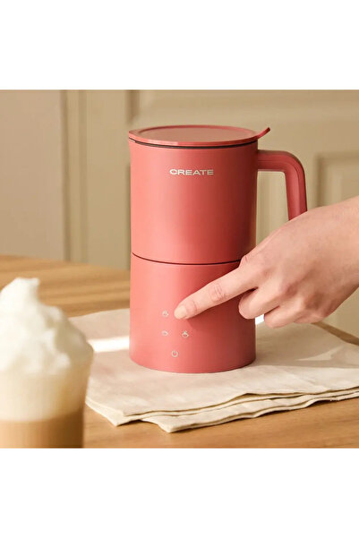 Create Spumator de lapte Studio Pro, CREATE, 620 ml, teracotă