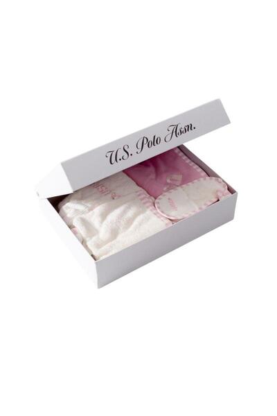 U.S. Polo Assn. U.S. Polo Assn Дівчачий дитячий халат, екрю
