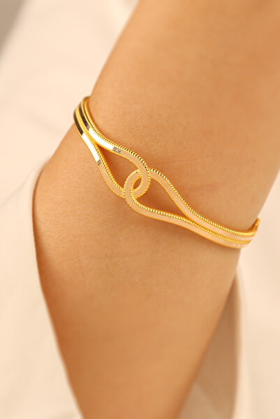 Çgk Çiğdem Gürel Kuyumculuk 14K Düğüm Ajda Altın Bilezik