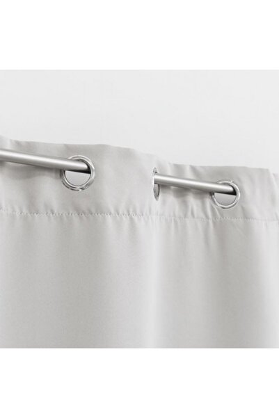 OEM Decorative curtain with rings, 140 x 140 cm, Ecru