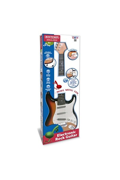 Bontempi Chitară rock electronică cu căști și microfon