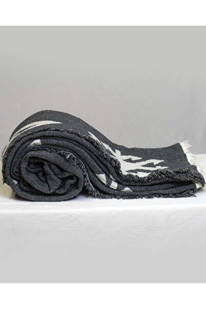 Perky Moth بطانية مفرش سرير من الموسلين العضوي من الجاكار المزخرف، 4 طبقات، م...