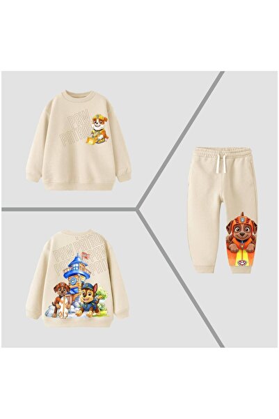 KidsSel Νέα σεζόν Αγορικό Σετ με εμπριμέ ύφασμα από βαμβάκι 3 κλωστών, επάνω και κάτω μέρος