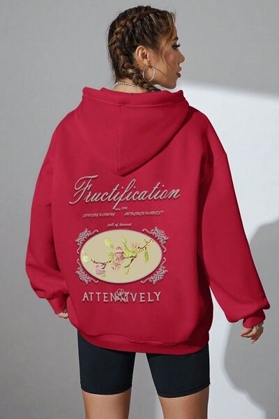 trendypassion Unisex Oversize Fructification Printed Sweatshirt