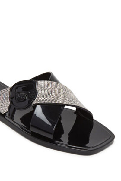 Karl Lagerfeld Γυναικείες σαγιονάρες μαύρες KARL LAGERFELD-KL80004S V0S ΜΑΥΡΕ...