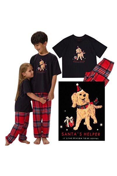 ESOTIQ Kids' Pajamas Nightwear Christmas Pattern 100% Cotton Cute & Comfortable | Jolina