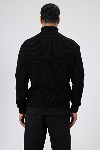 VAMOSCLO oversized Πλεκτό Πουλόβερ Μαύρο