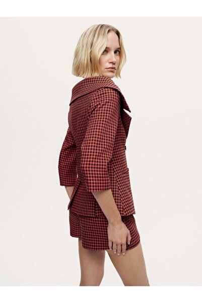 Nocturne Plaid Patterned Jacket