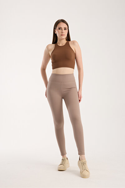 Moda Days Ribbed High Waist Recovery Leggings with Fleece Inside
