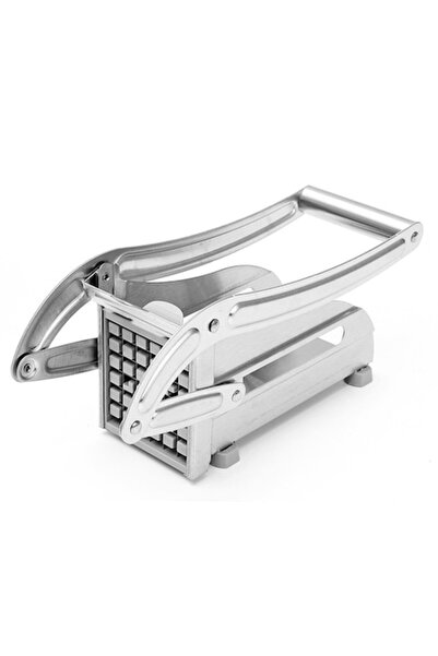 OEM Potato Slicer, Stainless Steel, 2 Interchangeable Blades, Easy to Use, Silver