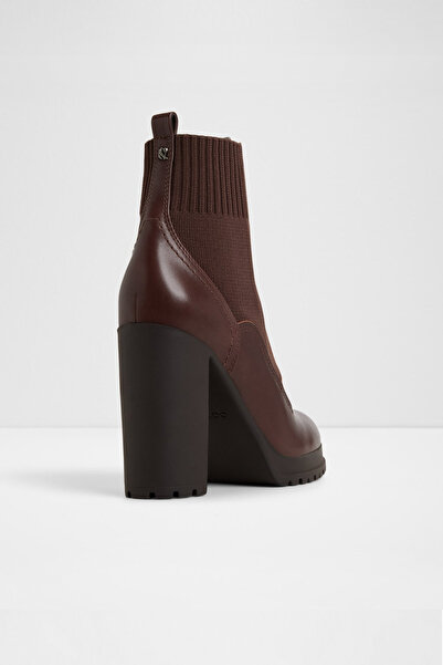 Aldo REBELLIOUS - Kadın Kahverengi Hakiki Deri Bağcıklı Postal Bot