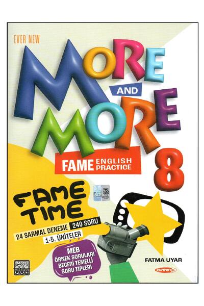 Kurmay Yayınları Kurmay ELT 8.Sınıf More And More Fame Time English Practise