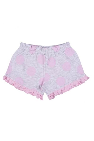 Disney Minnie Mouse Girls' Pajama Set, 12 Months, 80 cm, Short Sleeve, Gray/Pink