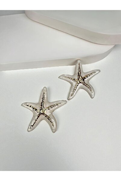 Kius Special Series White Starfish Earrings