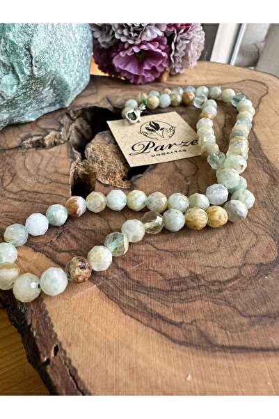 parze doğaltaş قلادة من حجر الفلوريت الطبيعي