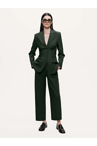 Nocturne Pileli Yüksek Bel Pantolon