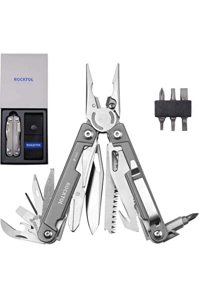 Genel Markalar Rocktol 27 Fonksiyonlu Multi Tool Pense (Kılıflı)