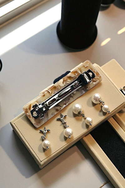 PETEK AKSESUAR Bone Automatic Clip Clasp 5 Cm.