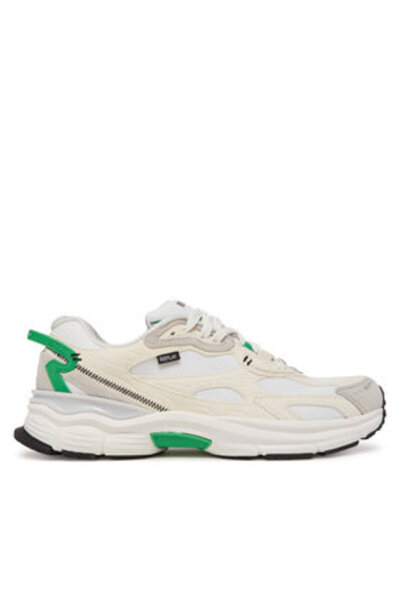 Replay Ανδρικά Αθλητικά Παπούτσια Λευκά REPLAY-GMSD5 .000.C0001T 071 ΛΕΥΚΟ ΠΡΑΣΙΝΟ