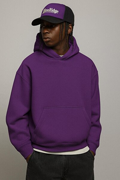 E-ROMA SWEATSHIRT UNISEX CU GLUGĂ IMPRIMATĂ