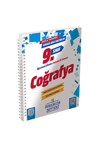 Murat Yayınları 3164 - 9.Sınıf Coğrafya Öğrencim Defteri