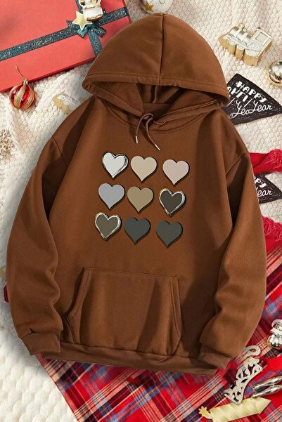 trendypassion Φούτερ με στάμπα Unisex Oversize Heart