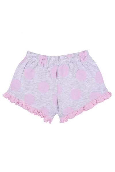 Disney Minnie Mouse Girls' Pajama Set, 12 Months, 80 cm, Short Sleeve, Gray/Pink