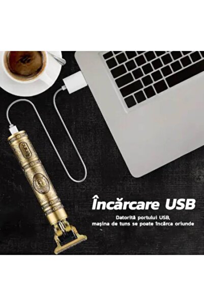 OEM Professional Cordless Hair Clipper for Beard and Contour, Stainless Steel Blades, USB Charging