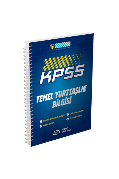Murat Yayınları 4044 - KPSS Temel Yurttaşlık Bilgisi Defteri