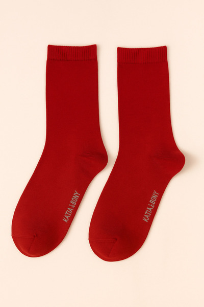 Katia&Bony Women's Harold Bamboo Socks Burgundy