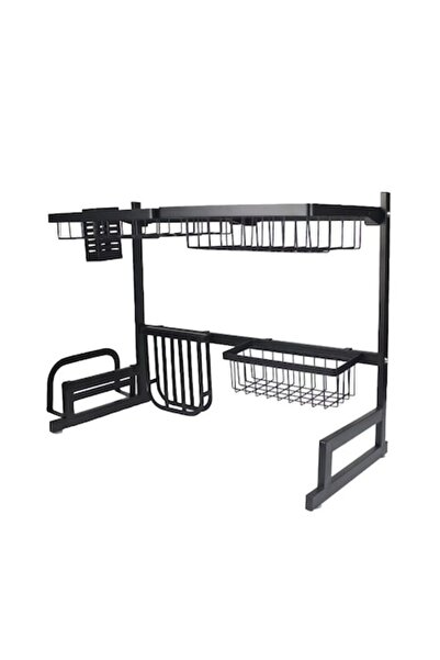 OEM Suport de vase pentru chiuvetă, Kangda, negru, cu 2 niveluri și suport pe...