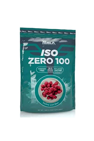 Tesla Sports Nutrition Iso Zero 100, Raspberry Yogurt, 1 kg, 26 g Protein Per Serving