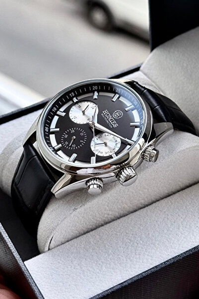 Homies Men's Wristwatch Leather Strap with Calendar and Day Display with Gift...