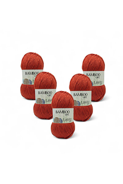 LaVita Yarn Bamboo Life Fir de tricotat manual 50% Bambus 50% Acrilic 500gr 5...