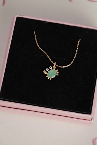 AŞIK ACCESSORIES Colorful Crab Steel Necklace