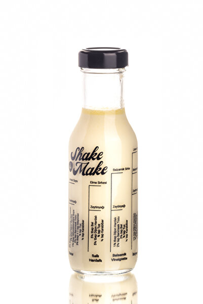 SODELICIOUS COFFEE TEA Shake & Make Salata Sosu Şişesi 250 ml | 8 Tarif + Ölçü Kaşığı, Huni & Tarif Kitabı Hediye Shake Up!